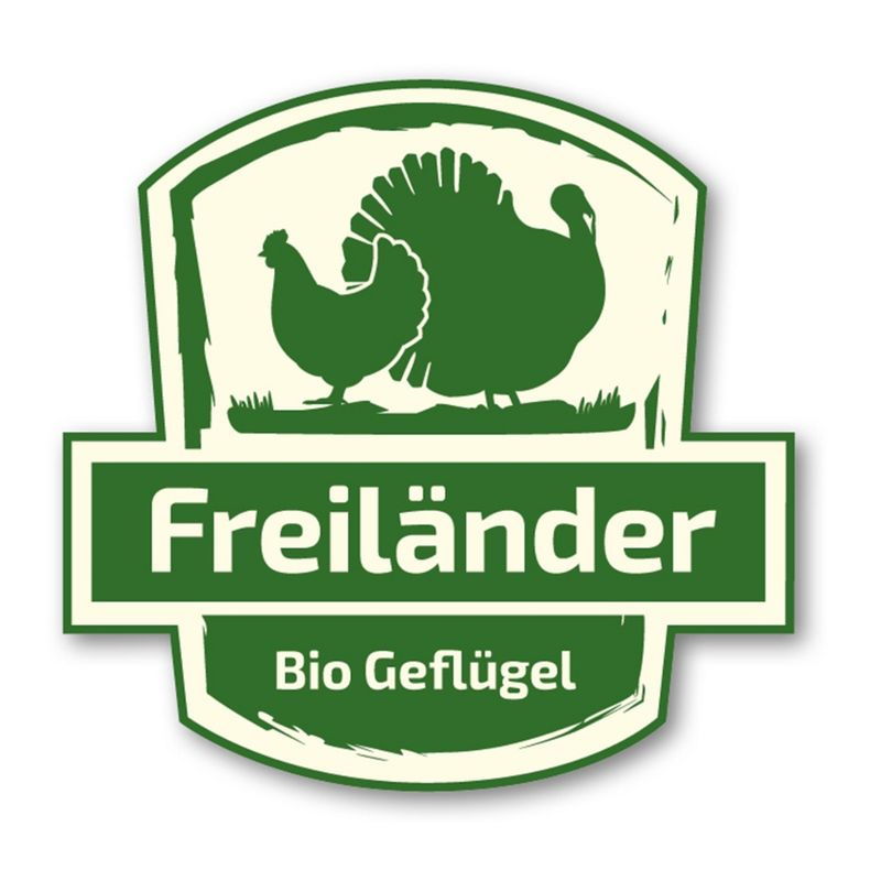 Freiländer Bio Geflügel Feine Geflügelleberwurst im 100g, Golddarm, vac. - Produktbild