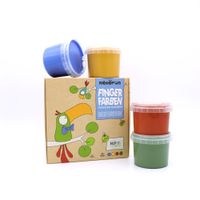 Bio-Fingerfarbe 4er Set AKI - Produktbild