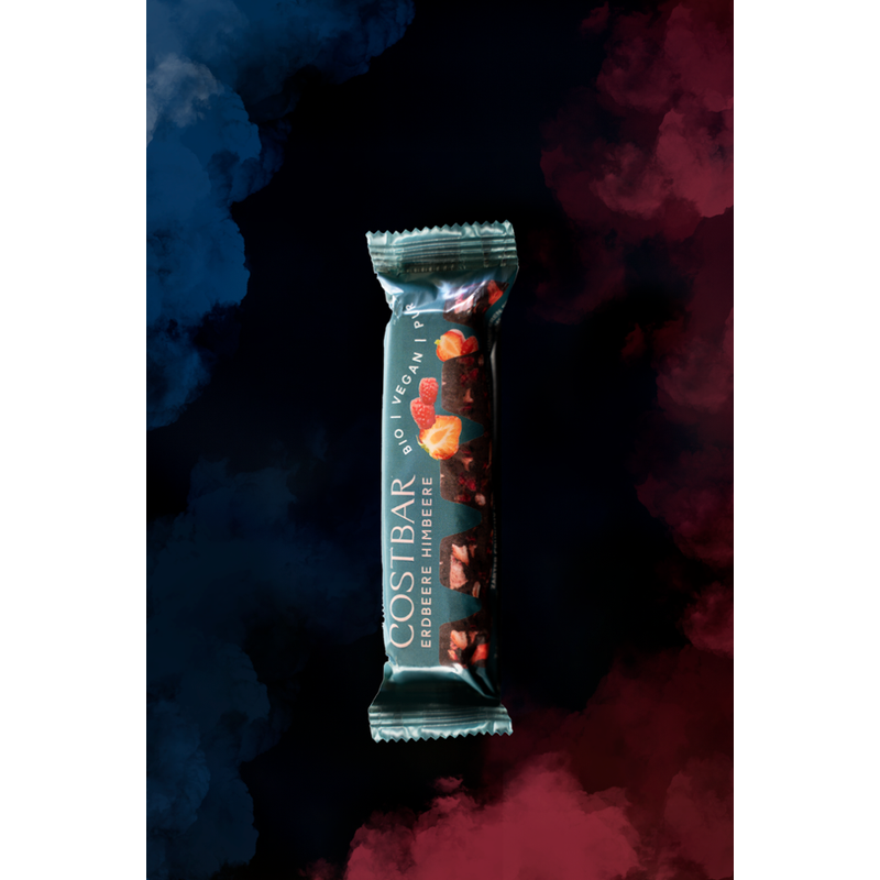 Costbar  Costbar Riegel Himbeere / Erdbeere - Produktbild