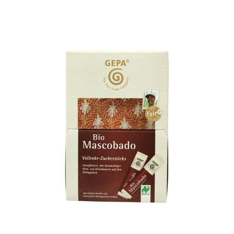 GEPA - The Fair Trade Company Bio Mascobado Vollrohr-Zuckersticks - Produktbild