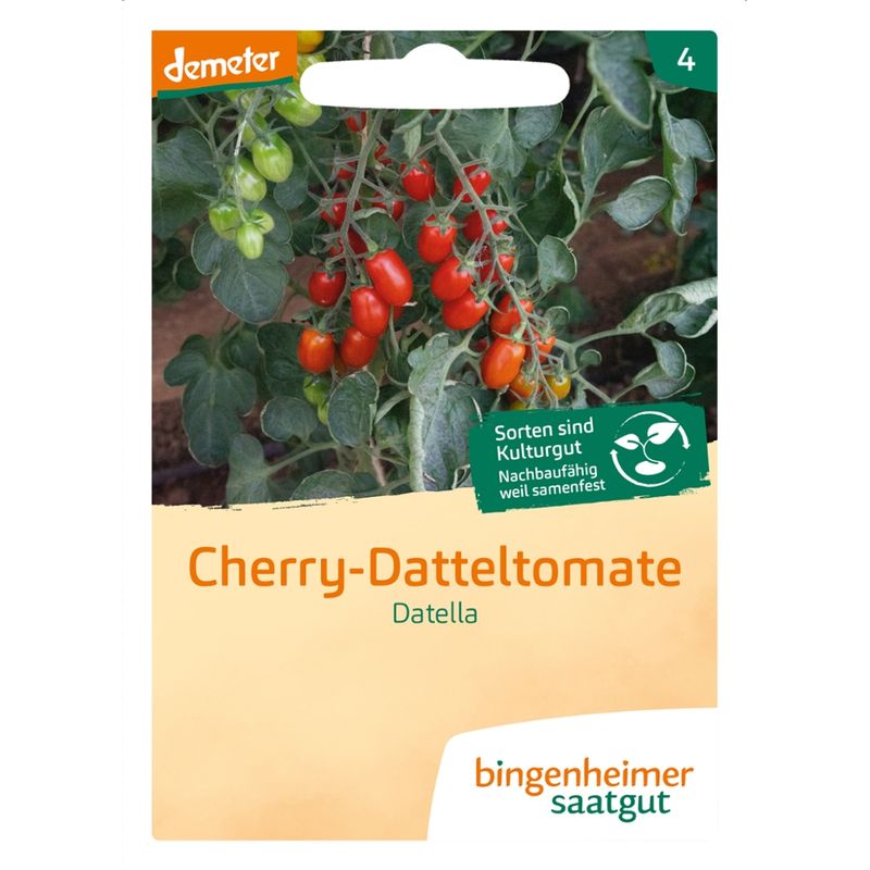 Bingenheimer Saatgut Datella - Cherrytomate (Saatgut) - Produktbild
