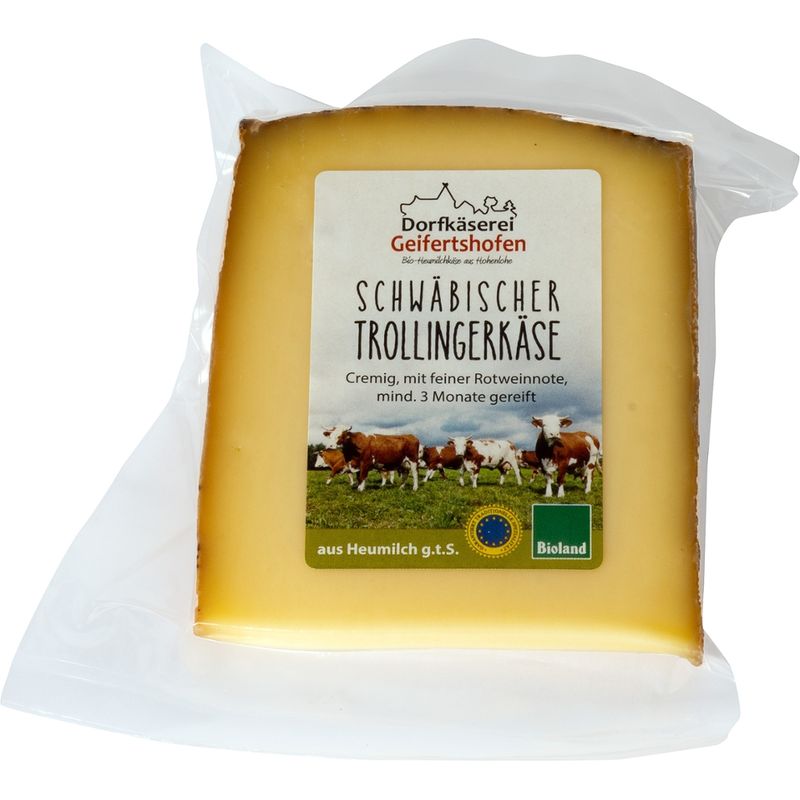 Dorfkäserei Geifertshofen Schwäbischer Trollingerkäse 140g - Produktbild