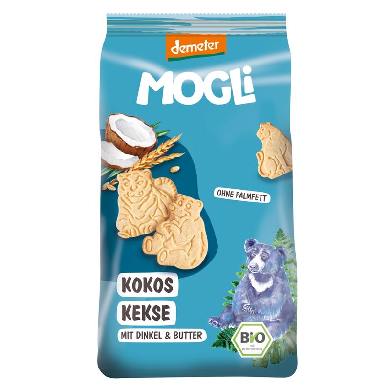 Mogli Nasch Gebäck - Kokos Kekse mit Dinkel und Butter - Produktbild