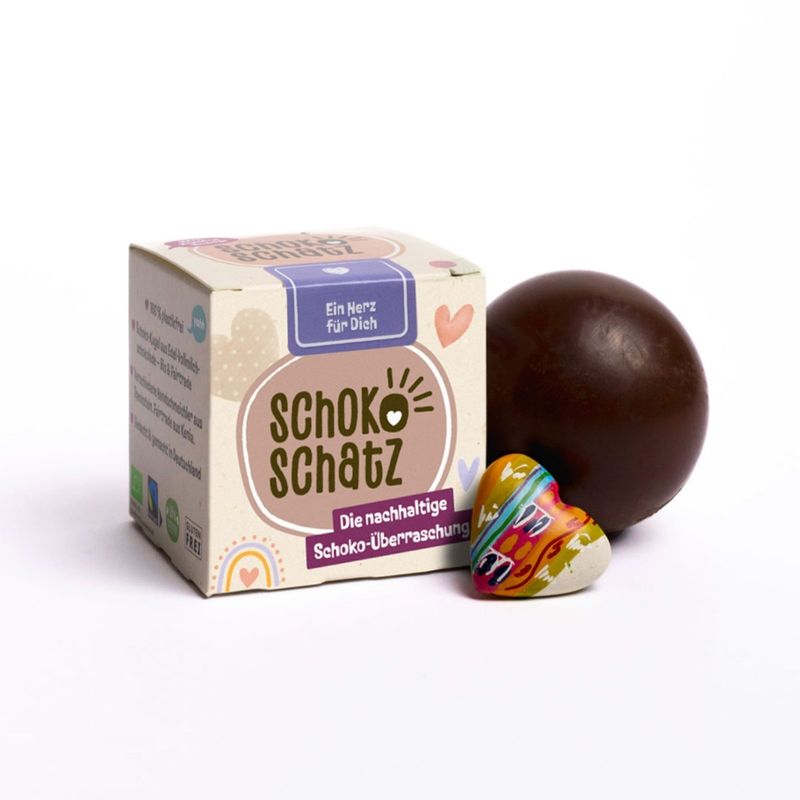 SchokoSchatz SchokoSchatz für Lieblingsmenschen - Edition "Ein Herz für Dich" - Produktbild