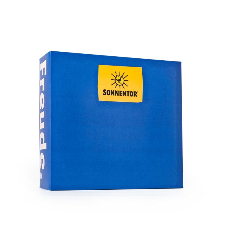 Sonnentor Geschenkkarton leer neutral, M 31,5x28,5x9 cm (blau) - Produktbild