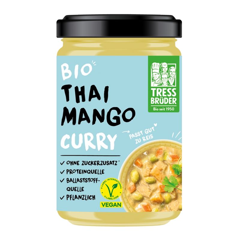 Tress Brüder veganes Bio Thai-Curry mit Mango - Produktbild