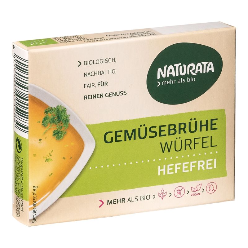 NATURATA Gemüse-Brühwürfel hefefrei, ohne Palmöl - Produktbild
