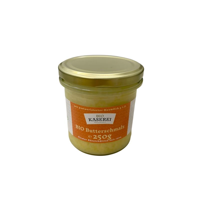 Biokäserei Walchsee  Bio Butterschmalz im Glas 250g - Produktbild