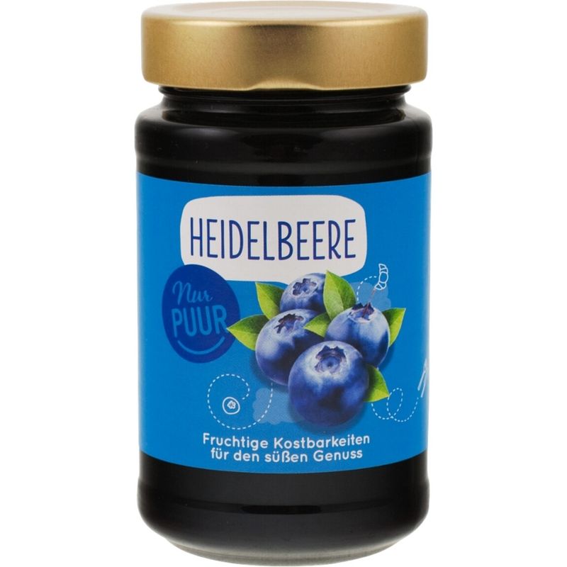 Nur Puur Heidelbeere Fruchtaufstrich - Produktbild