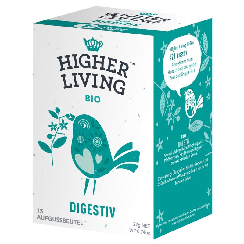 Higher Living Kräutertee Digestiv - Produktbild