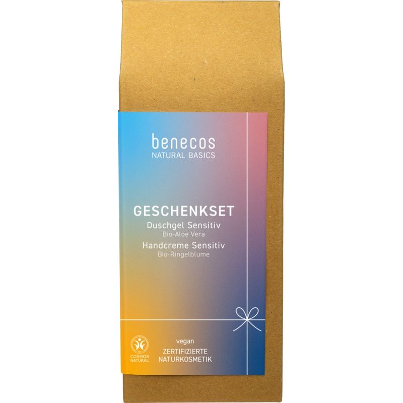 benecos benecos Natural Basics Geschenkset Sensitiv - Handcreme & Duschgel - Produktbild