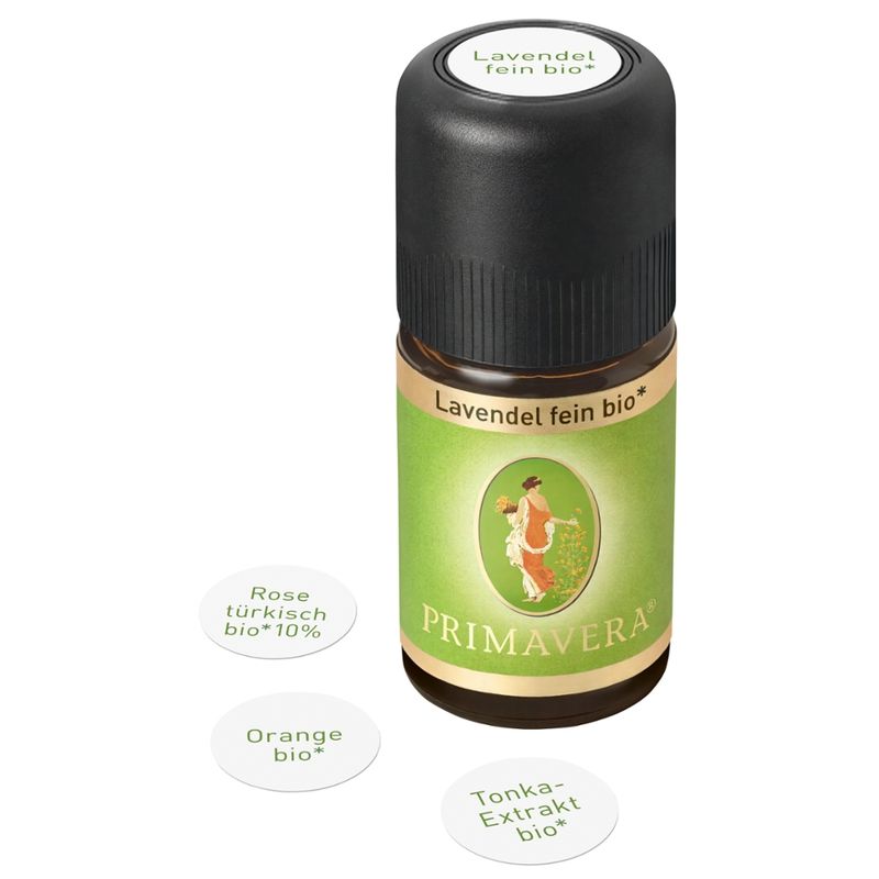PRIMAVERA Rundetikettenset Ätherische Öle und Duftmischungen - Produktbild