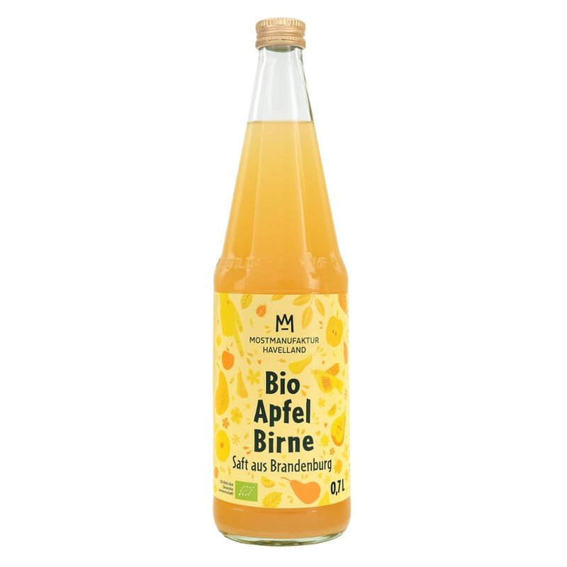 MostManufaktur Havelland Bio-Apfel-Birnensaft aus Brandenburg - Produktbild