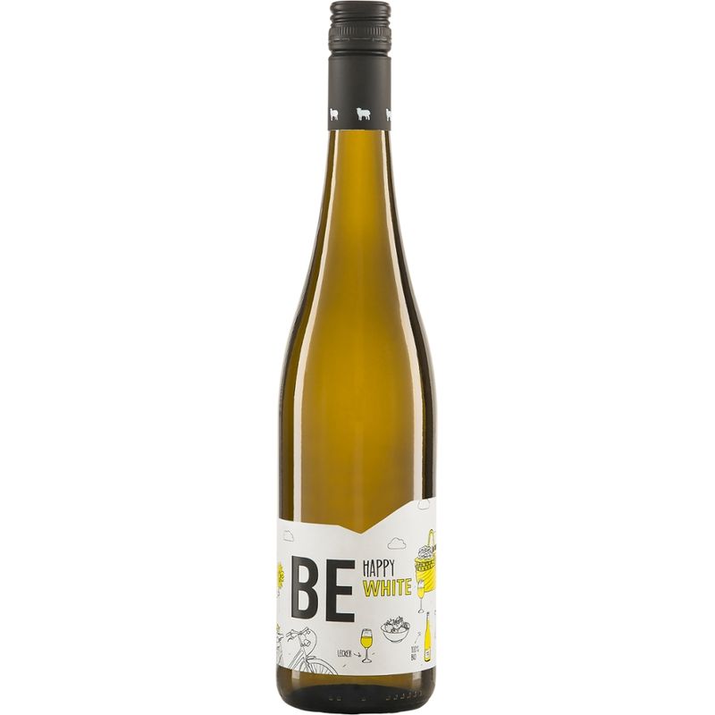 Riegel Erzeugermarken BE HAPPY WHITE Cuvée QW Schäfer-Heinrich - Produktbild