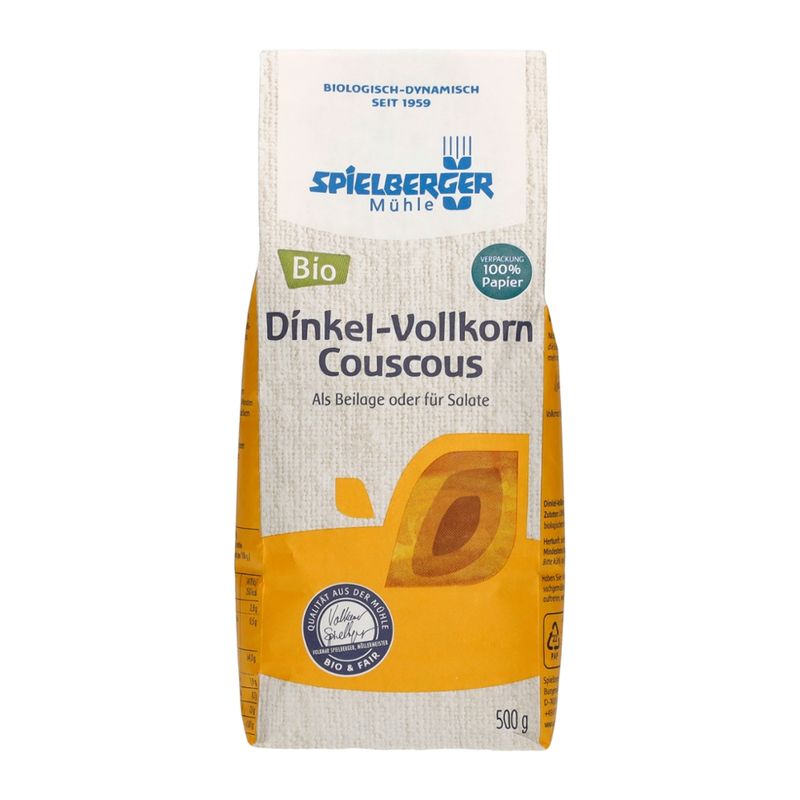 Spielberger Mühle Dinkel Couscous, vollkorn, kbA - Produktbild