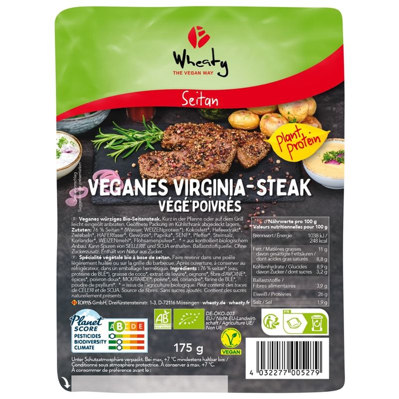 Wheaty Veganes Virginia-Steak - Produktbild