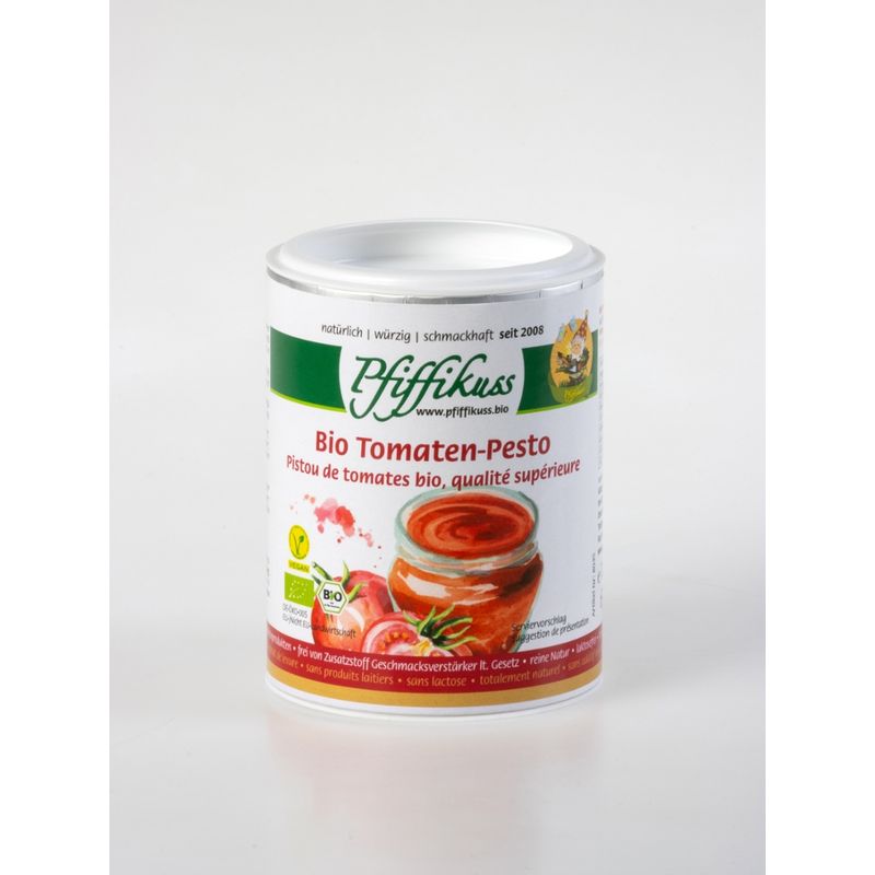 Pfiffikuss Gutes von der Reichenau Bio Trockenpesto Tomate 100g Dose - Produktbild