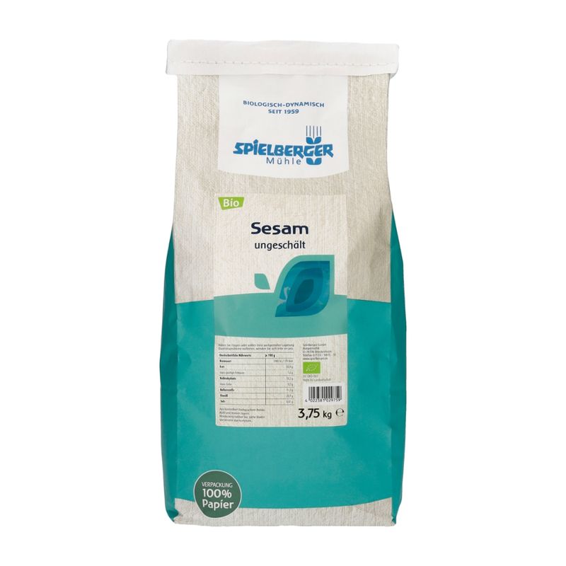 Spielberger Mühle Sesam, ungeschält, kbA – für Familien & Vorrat - Produktbild