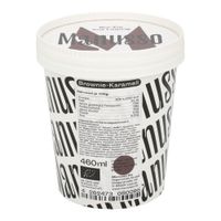 Manusso Bio-Eis Brownie-Karamell 460 ml				 - Produktbild