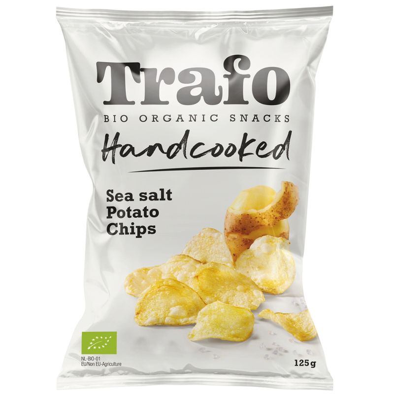Trafo Handcooked Chips gesalzen 10x125g - Produktbild