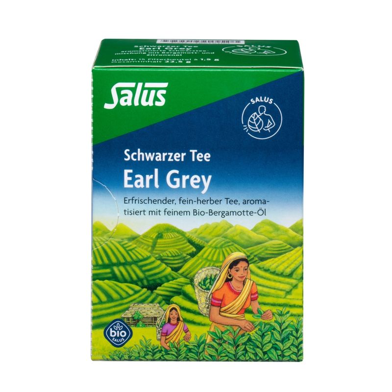Salus® Earl Grey schwarzer Tee bio 15 FB - Produktbild