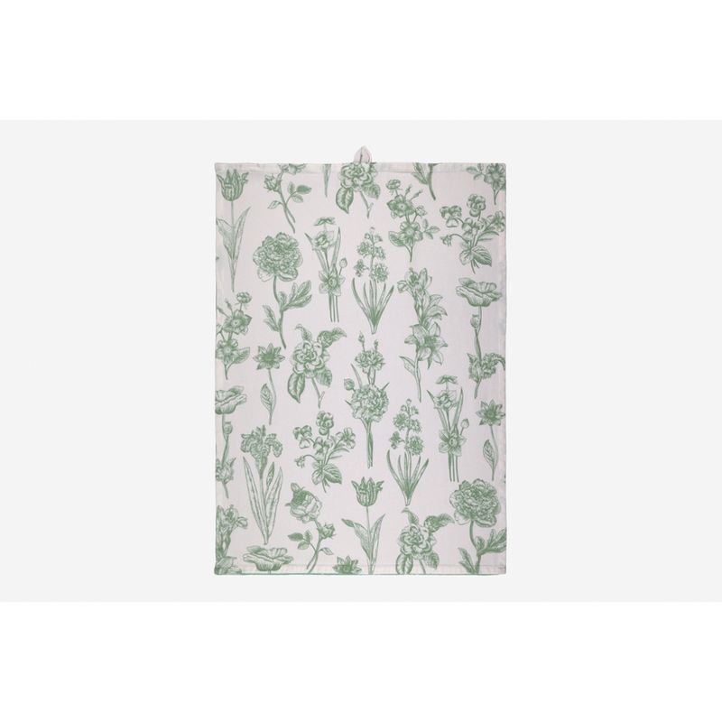 LIVING CRAFTS Küchenhandtuch, 3er Pack, mint/offwhite, 50X70 cm - Produktbild