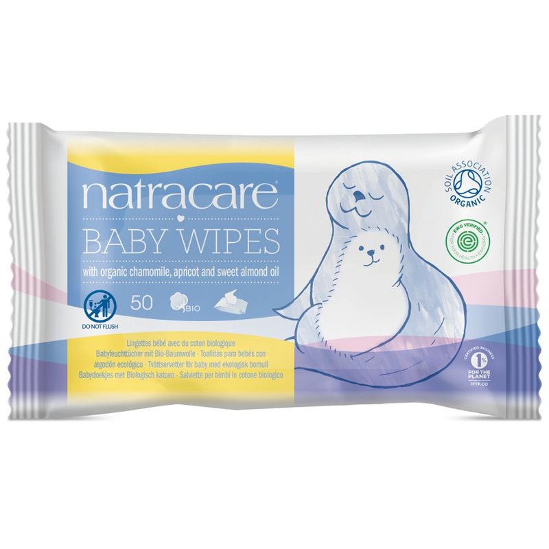 Natracare Babypflegetücher 50 St - Produktbild
