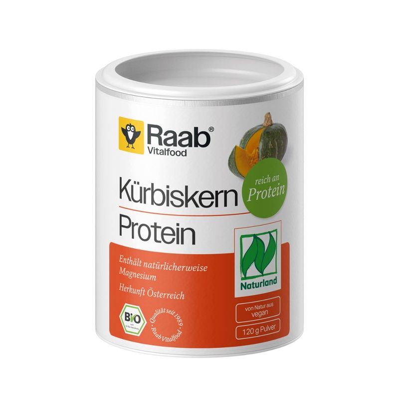 Raab Vitalfood Bio Kürbiskern Protein Pulver Naturland - Produktbild