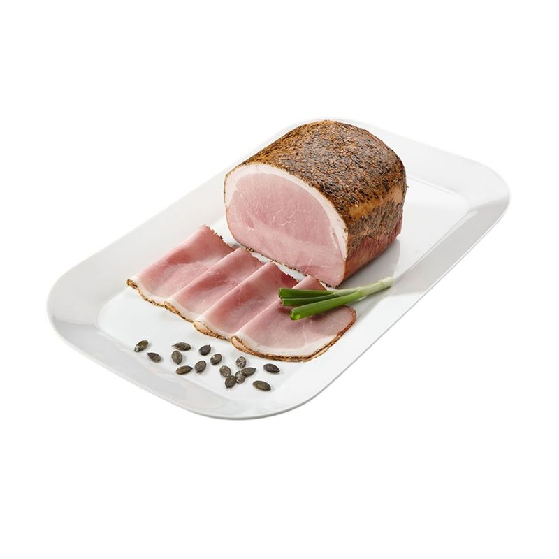 Metzgerei Huber  Bio Produkte BIO Kürbiskernschinken 1/2 St. ca. 2,5kg - Produktbild