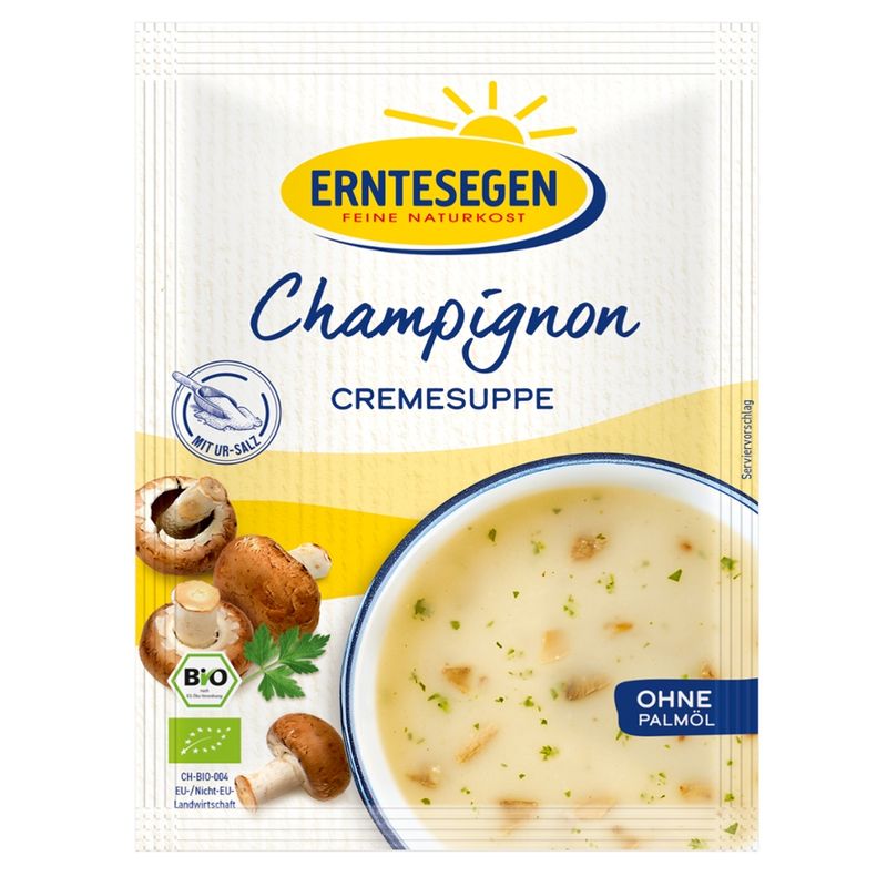 Erntesegen Champignon Cremesuppe Bio - Produktbild