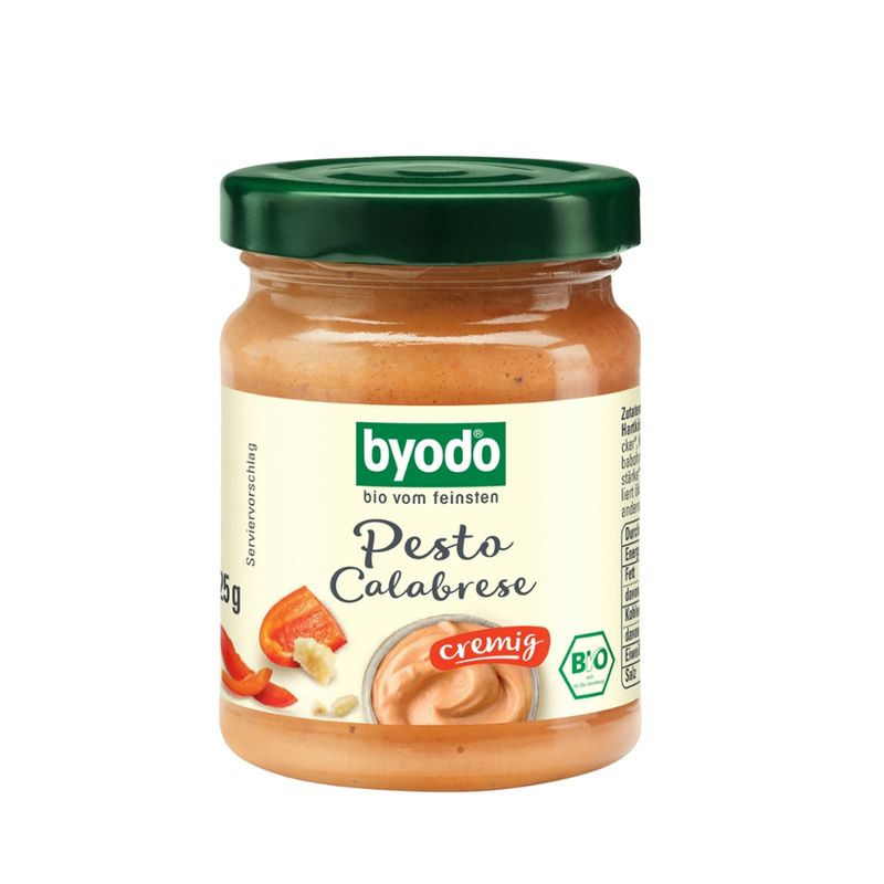 Byodo Byodo Pesto Calabrese, creamy, 125 g - Produktbild