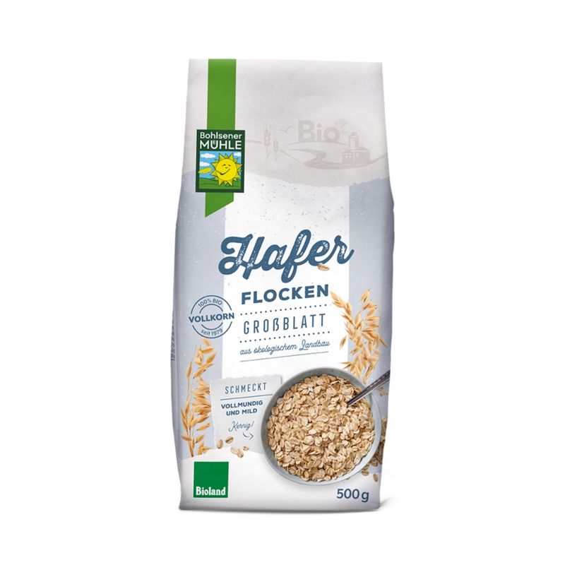 Bohlsener Mühle Haferflocken, Großblatt - Produktbild