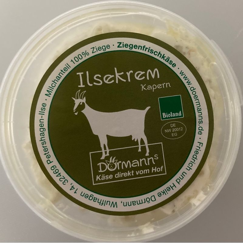 Dörmanns Ilsekrem Kapern - Ziegenfrischkäse - Produktbild