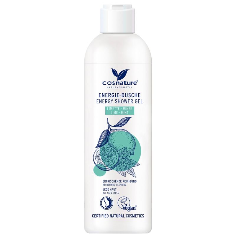 Cosnature  Energie-Dusche Limette & Minze 250 ml - Produktbild