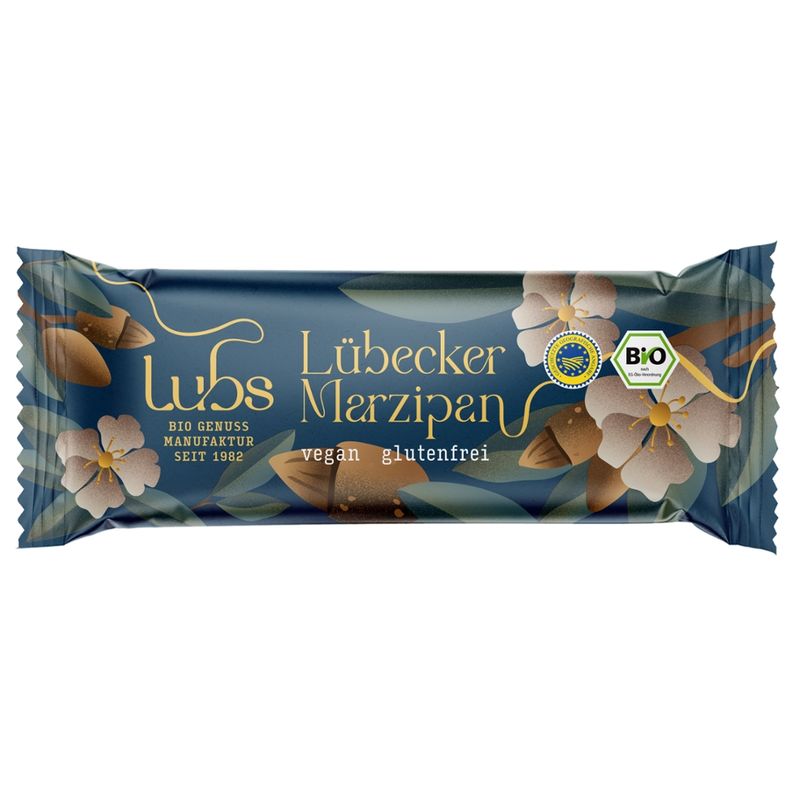 Lubs Lübecker Bio Marzipan mit Rohrohrzucker pur - Produktbild