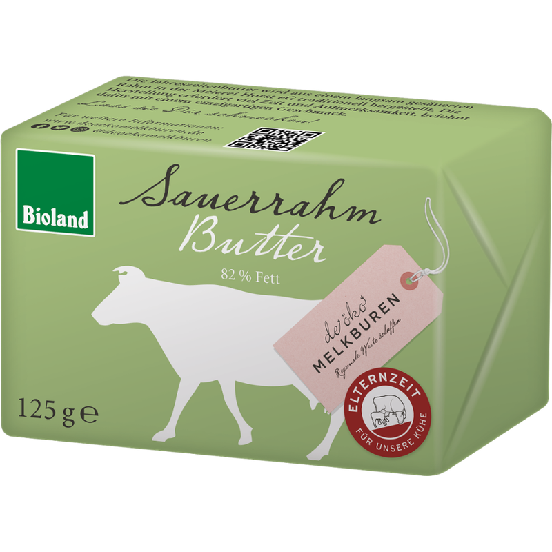 De Öko Melkburen Bioland Sauerrahmbutter 125g - Produktbild