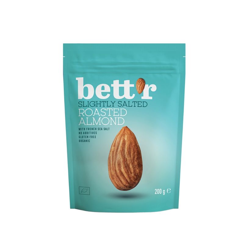 Bett'r Roasted salted almonds 200 g - Produktbild