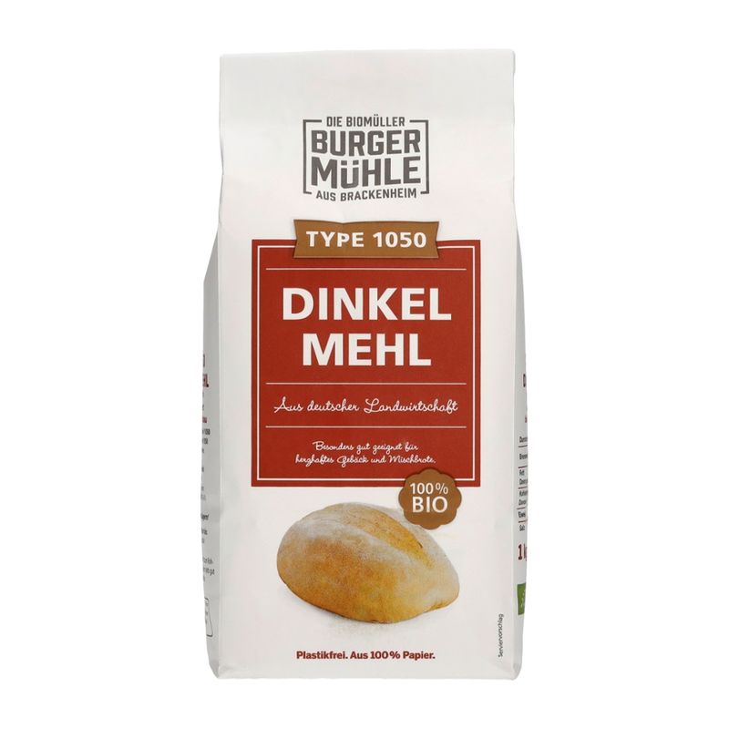 Burgermühle Burgermühle  Dinkelmehl Type 1050 - Produktbild