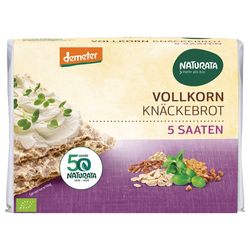 NATURATA Vollkorn-Knäckebrot 5 Saaten - Produktbild