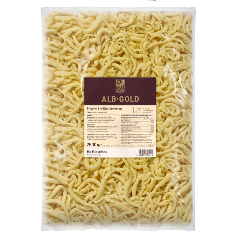 ALB-GOLD AG Bio Eierspätzle (frisch) 4 x 2,5 kg - Produktbild