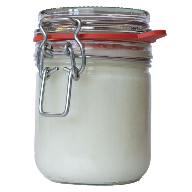 FINigrana® Naturkosmetik FINigrana® 100% Reine Bio Shea-Butter (Körper Butter / Body Butter / Beurre Corporel) 350ml im Einmachglas mit Bügelverschluss - Produktbild