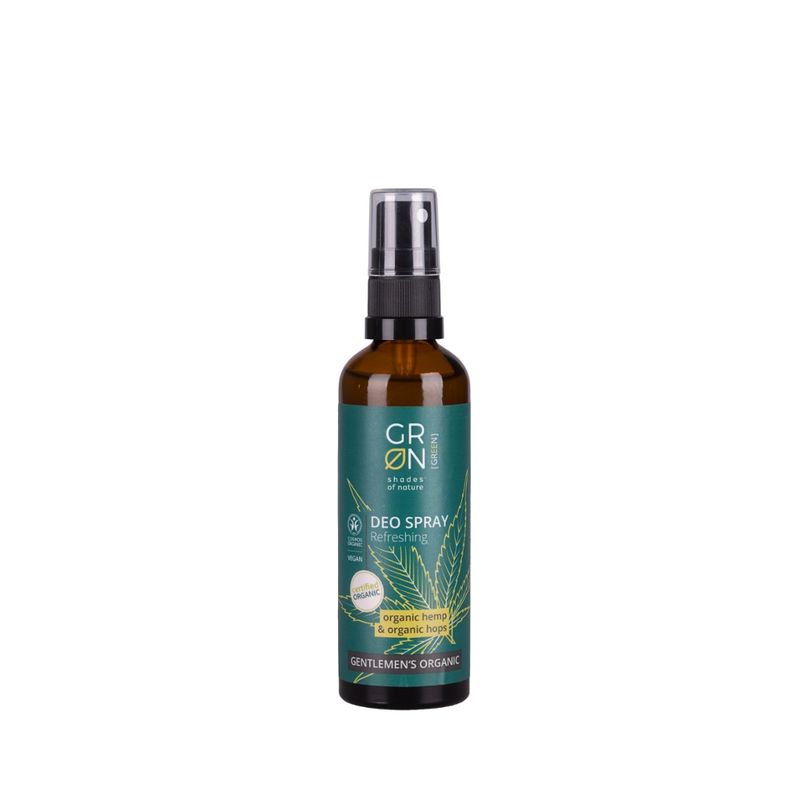 GRN GRN [GRÜN] Deo Spray Erfrischend Bio-Hanf & Bio-Hopfen - Gentlemen's Organic - Produktbild