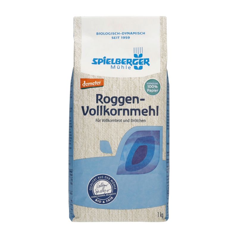Spielberger Mühle Roggen-Vollkornmehl, demeter - Produktbild