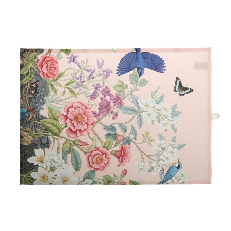 LIVING CRAFTS Küchenhandtuch 1400, 2er Pack, rose/blue/birds, 50X70 cm - Produktbild
