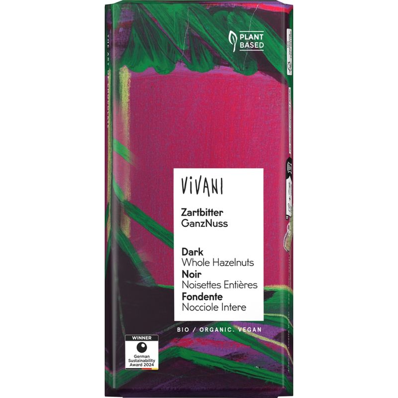 Vivani Zartbitter GanzNuss Schokolade - Produktbild