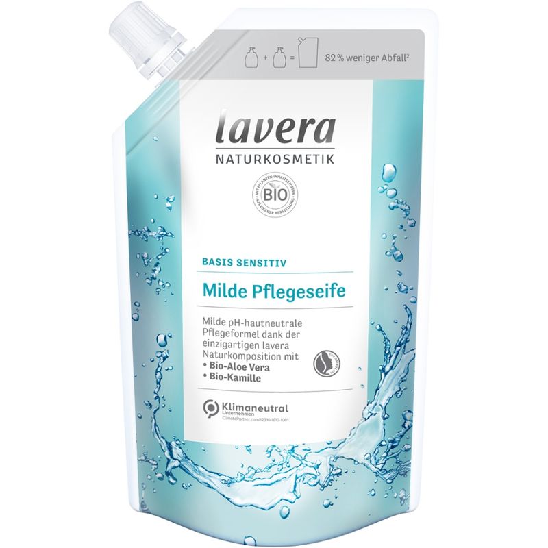 lavera Nachfüllbeutel basis sensitv milde Pflegeseife - Produktbild