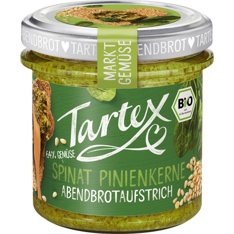 Tartex Markt-Gemüse Spinat Pinienkerne - Produktbild