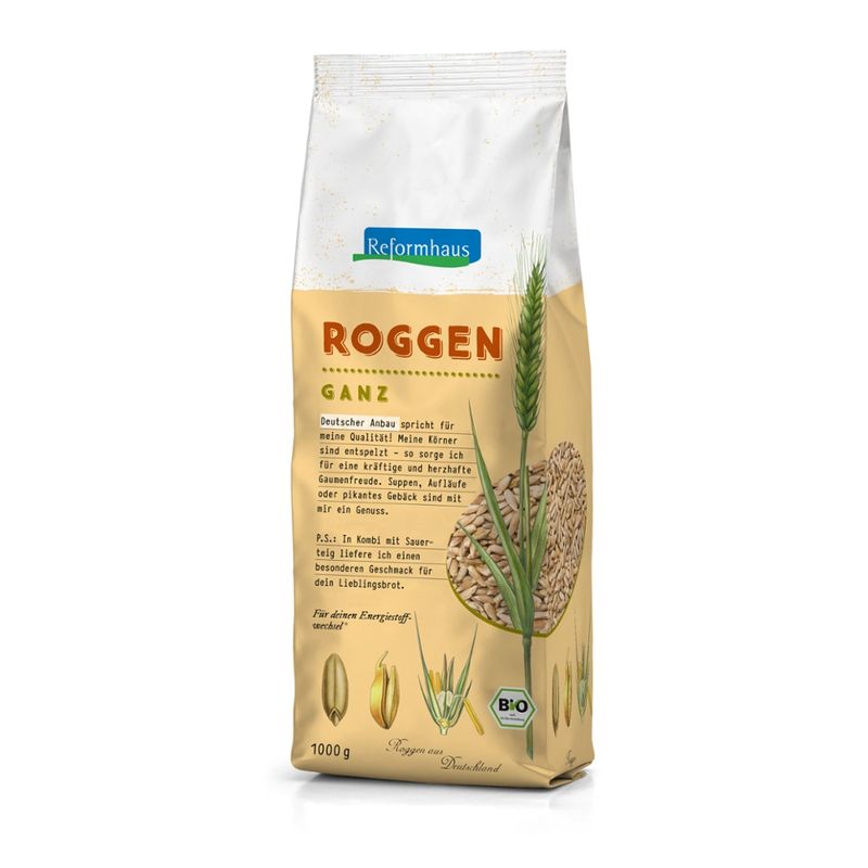 Reformhaus Roggen, ganz, bio - Produktbild