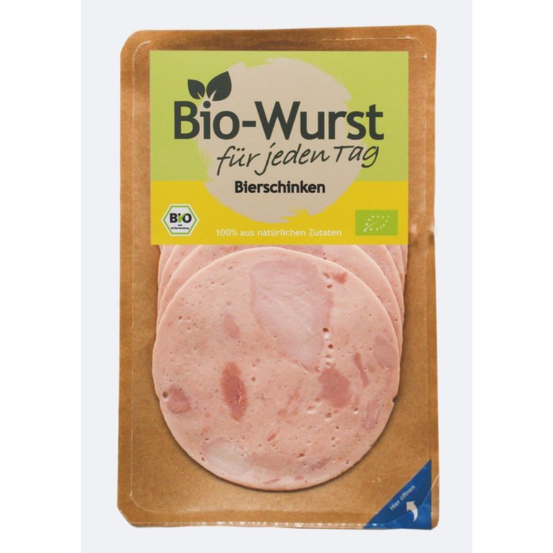 Bio Wurst für jeden Tag Bio Bierschinken 80 g Bio Wurst für jeden Tag - Produktbild