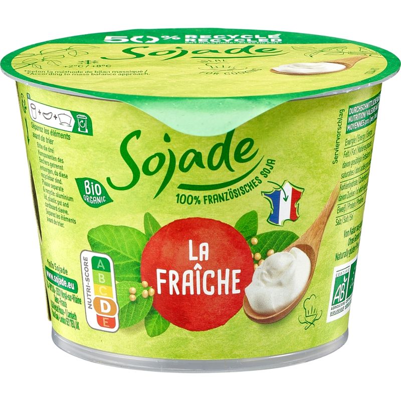 Sojade Fermentierte Bio Alternative zu Crème fraîche auf Soja- und Pflanzenfettbasis - Produktbild